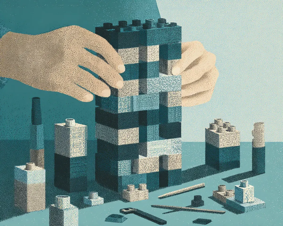 Illustration of building and implementing systems