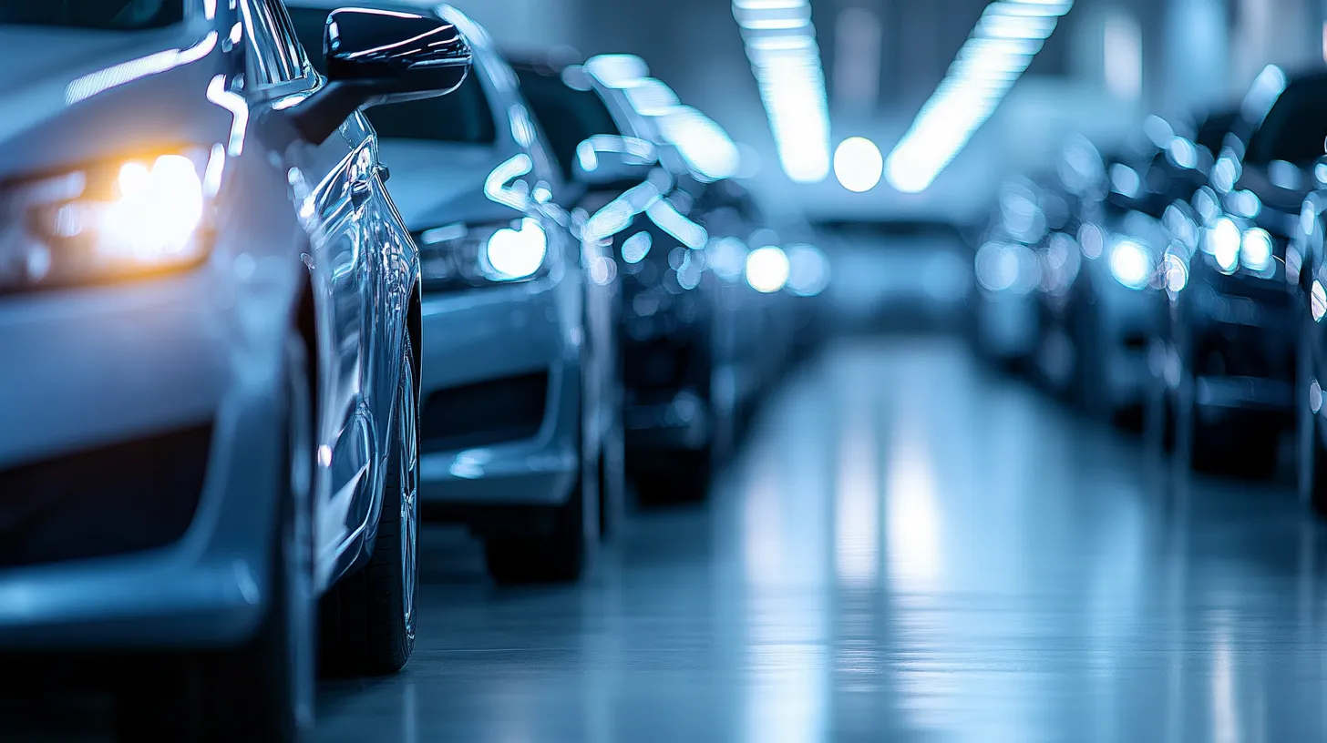 A leasing broker's brand identity standing out from a row of generic competitors
